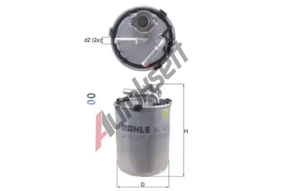 MAHLE Palivov filtr MAO KL 497D, KL 497D