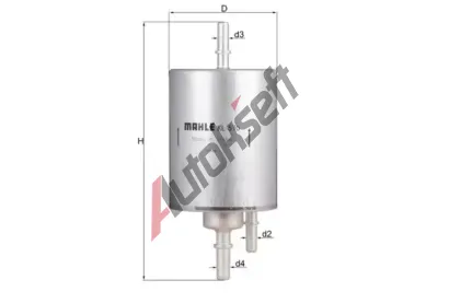 MAHLE Palivov filtr MAO KL 570, KL 570