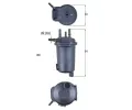 Palivov filtr MAHLE ‐ MAO KL 632D