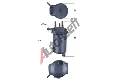 MAHLE Palivov filtr MAO KL 632D, KL 632D