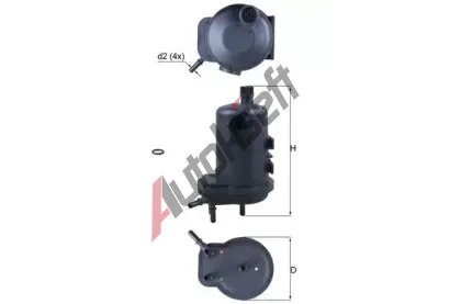 MAHLE Palivov filtr MAO KL 633D, KL 633D