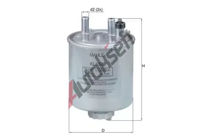 MAHLE Palivov filtr MAO KL 638, KL 638