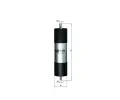 MAHLE Palivov filtr ‐ MAO KL 658