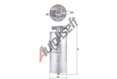 MAHLE Palivov filtr MAO KL 659, KL 659