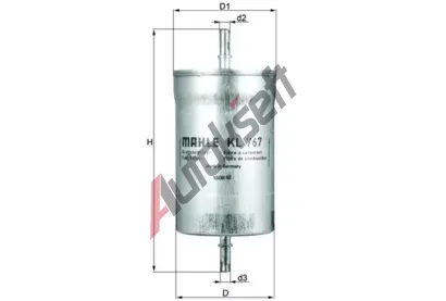 MAHLE Palivov filtr MAO KL 767, KL 767