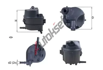 MAHLE Palivov filtr MAO KL 777D, KL 777D