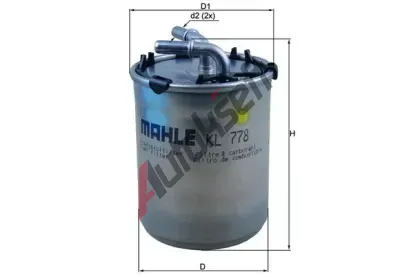MAHLE Palivov filtr MAO KL 778, KL 778