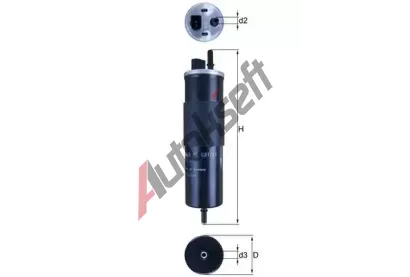 MAHLE Palivový filtr MAO KL 831/11, KL 831/11 MAHLE Palivový filtr MAO KL 831/11, KL 831/11