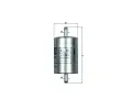 Palivov filtr MAHLE ‐ MAO KL 86