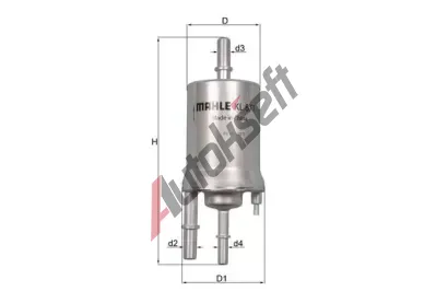 MAHLE Palivov filtr MAO KL 871, KL 871