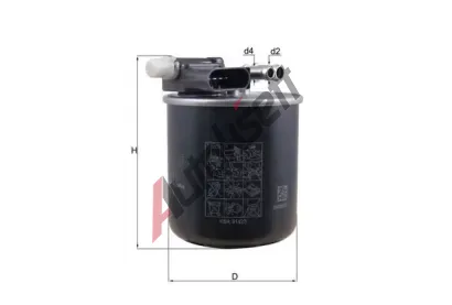 MAHLE Palivov filtr MAO KL 911, KL 911