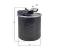 Palivov filtr MAHLE ‐ MAO KL 950