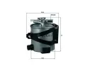 Palivov filtr MAHLE ‐ MAO KLH 44/22