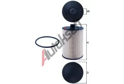 MAHLE Palivov filtr MAO KX 226D, KX 226D