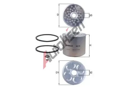 MAHLE Palivov filtr MAO KX 23D, KX 23D
