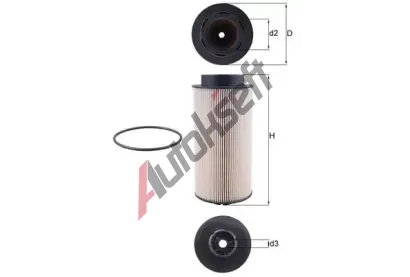 MAHLE Palivový filtr MAO KX 264D, KX 264D MAHLE Palivový filtr MAO KX 264D, KX 264D