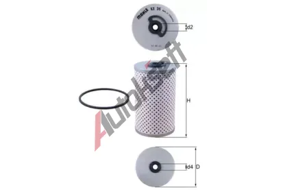 MAHLE Palivov filtr MAO KX 36D, KX 36D