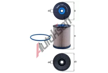 MAHLE Palivov filtr MAO KX 567D, KX 567D