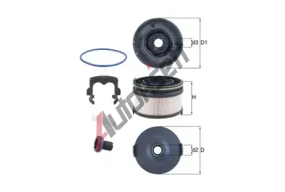 MAHLE Palivov filtr MAO KX 568KIT, KX 568KIT