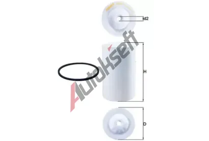 MAHLE Palivov filtr MAO KX 65D, KX 65D