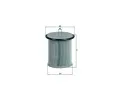 Palivov filtr MAHLE ‐ MAO KX 74