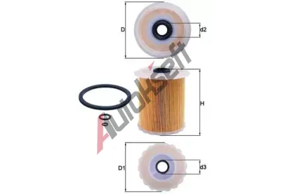 MAHLE Palivov filtr MAO KX 75D, KX 75D