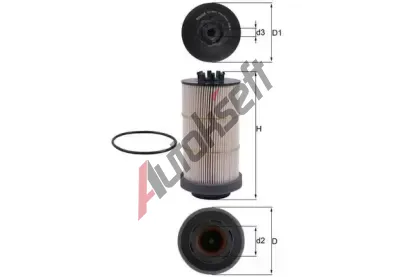 MAHLE Palivov filtr MAO KX 80/1D, KX 80/1D
