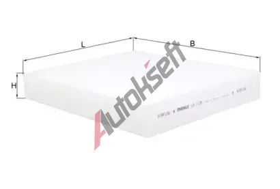 MAHLE Filtr vzduchu v interiru MAO LA 1138, LA 1138