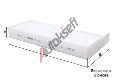 MAHLE Filtr vzduchu v interiru MAO LA 1157/S, LA 1157/S