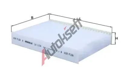 MAHLE Filtr vzduchu v interiru MAO LA 1174, LA 1174