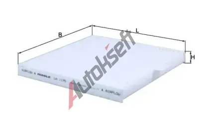 MAHLE Filtr vzduchu v interiéru MAO LA 1175, LA 1175 MAHLE Filtr vzduchu v interiéru MAO LA 1175, LA 1175