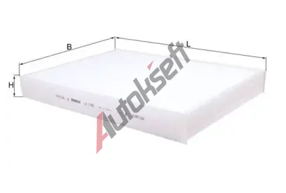 MAHLE Filtr vzduchu v interiru MAO LA 1185, LA 1185