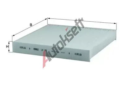 MAHLE Filtr vzduchu v interiru MAO LA 119, LA 119