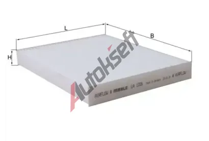 MAHLE Filtr vzduchu v interiru MAO LA 1226, LA 1226