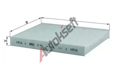 MAHLE Filtr - vzduch v interiru MAO LA 144, LA 144