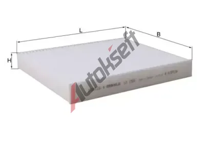 MAHLE Filtr vzduchu v interiru MAO LA 1506, LA 1506