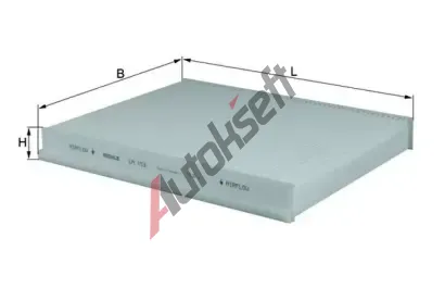 MAHLE Filtr - vzduch v interiru MAO LA 153, LA 153