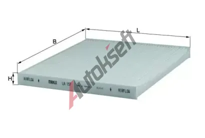 MAHLE Filtr - vzduch v interiru MAO LA 157, LA 157
