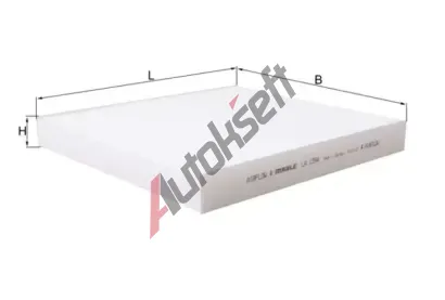 MAHLE Filtr vzduchu v interiru MAO LA 1594, LA 1594