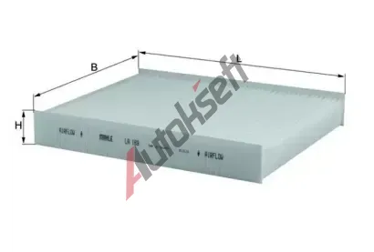 MAHLE Filtr - vzduch v interiru MAO LA 169, LA 169