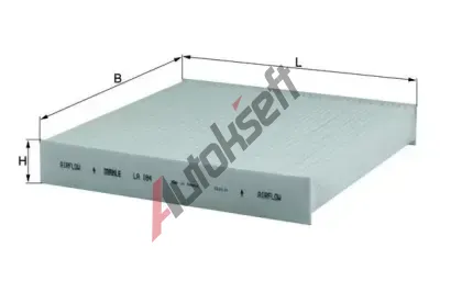 MAHLE Filtr - vzduch v interiru MAO LA 184, LA 184