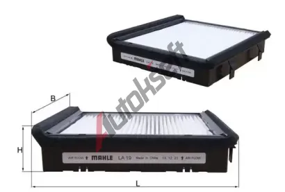 MAHLE Filtr - vzduch v interiru MAO LA 19, LA 19