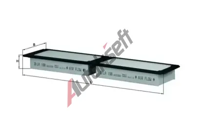 MAHLE Filtr vzduchu v interiru MAO LA 198, LA 198