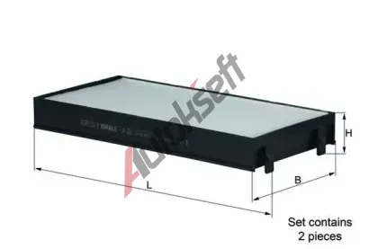 MAHLE Filtr - vzduch v interiru MAO LA 221/S, LA 221/S