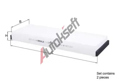 MAHLE Filtr vzduchu v interiru MAO LA 239/S, LA 239/S