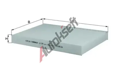 MAHLE Filtr - vzduch v interi�ru MAO LA 290, LA 290