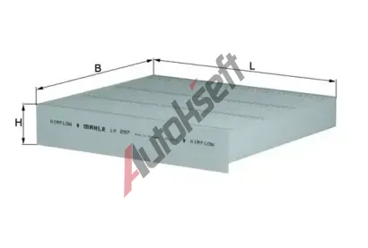 MAHLE Filtr vzduchu v interiru MAO LA 297, LA 297
