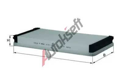 MAHLE Filtr vzduchu v interiru MAO LA 32/3, LA 32/3
