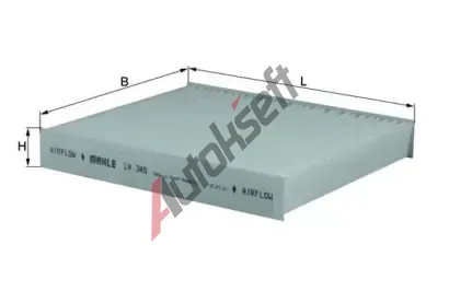 MAHLE Filtr vzduchu v interiru MAO LA 345, LA 345