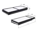 MAHLE Filtr vzduchu v interiru ‐ MAO LA 346/S